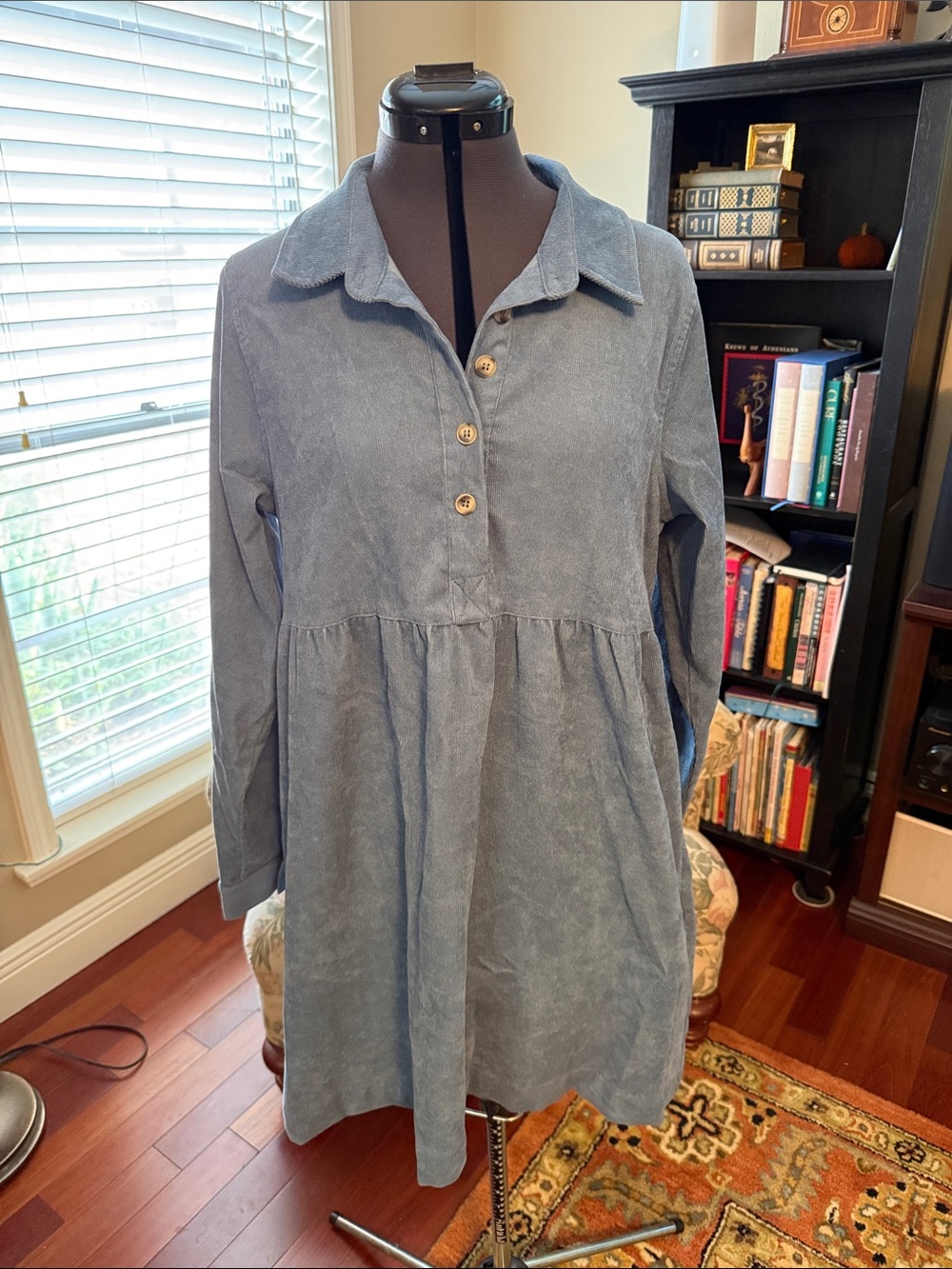 Wishlist Blue Corduroy Dress size S